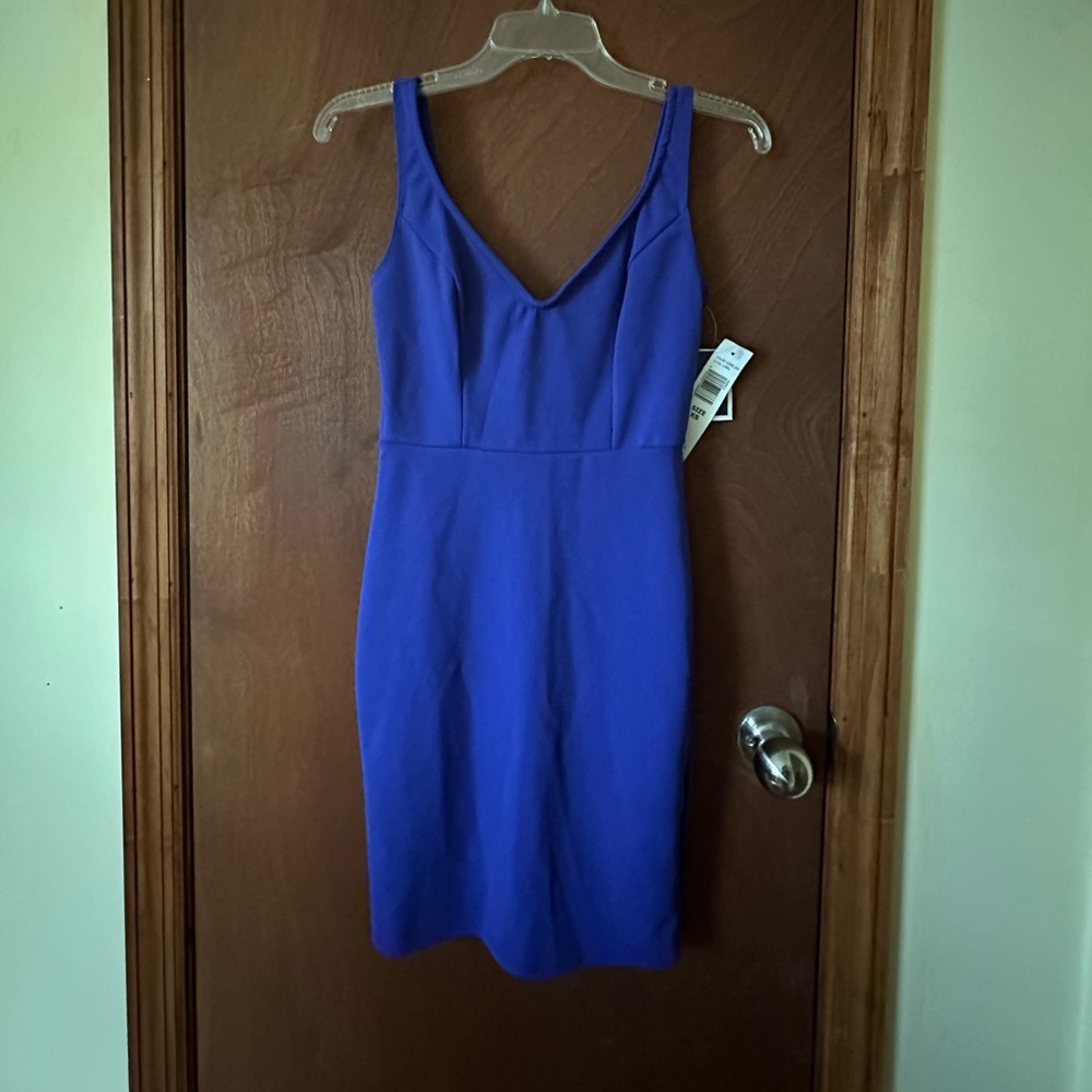 Vibrant Blue Sleeveless Dress